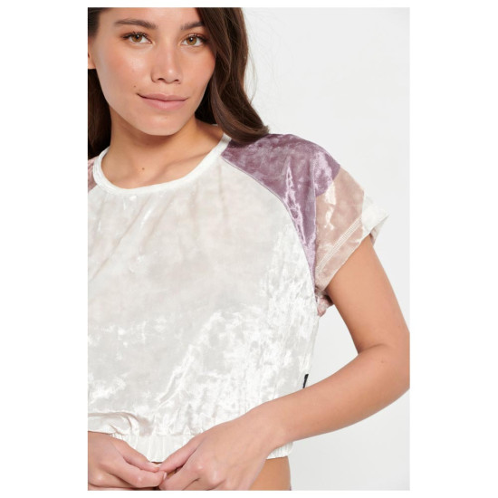 Bodytalk Γυναικεία κοντομάνικη μπλούζα Cropped